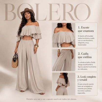 Conjunto Bolero Capri