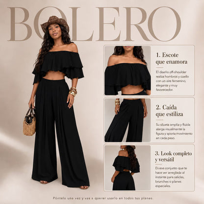Conjunto Bolero Capri