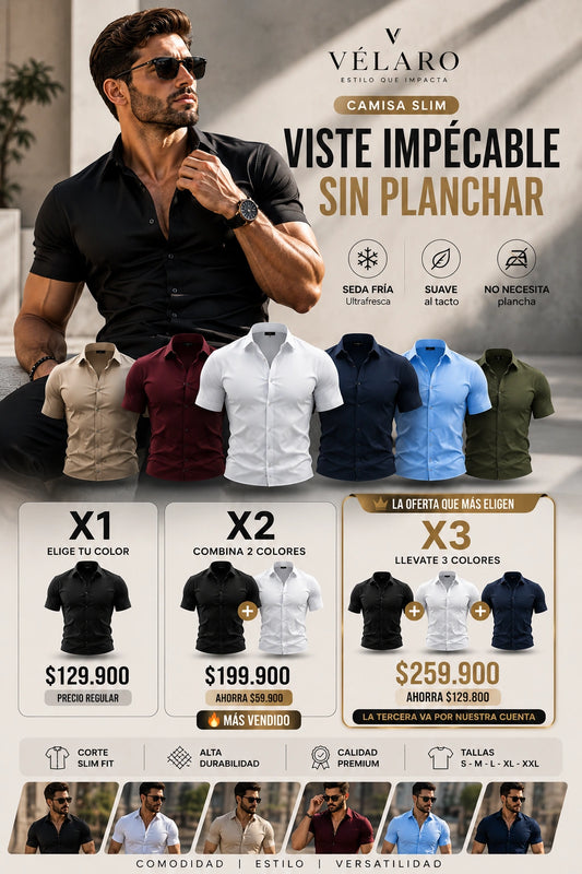 Camisa  VÉLARO Slim
